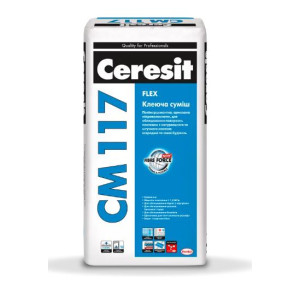Клей для плитки Ceresit CM 117 Flex 25 кг